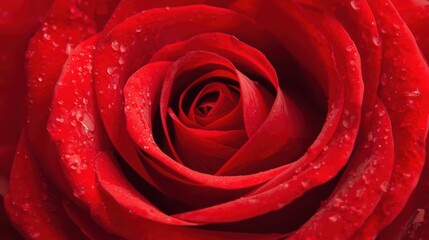 Fototapeta premium red rose closeup