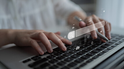 Search engine interface for accessing digital information and online data. Search engine finds data, search engine supports research, drives marketing, search engine improves SEO. Latch