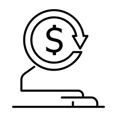 Cashback Money Service Icon