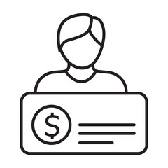 User Financial Identity Icon
