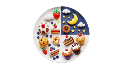 Delightful day and night desserts