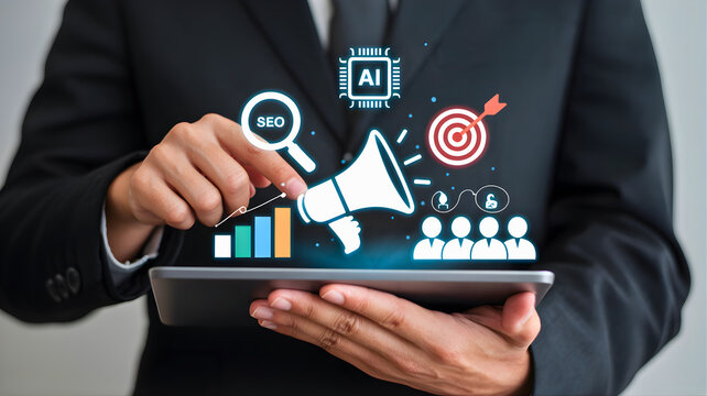 Digital Marketing and SEO Strategy for Business Growth with AI and Data Analysis