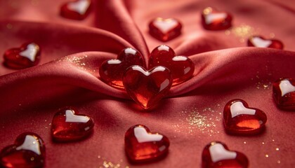 close up of red rose petals