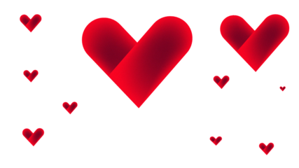 Valentine’s Day romantic abstract background with soft pink and red gradient blur for love themed design, wedding invitation, greeting card, social media post, banner, poster, digital marketing, moder