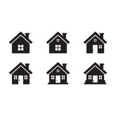 house icon set