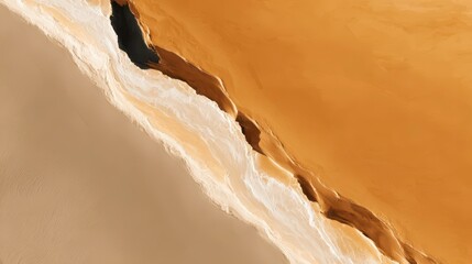 Desert Landscape Art, Abstract Sand Dunes Texture - background nature