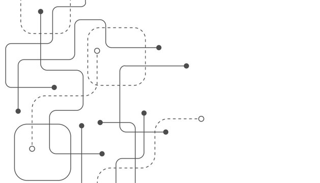 Abstract background with technology circuit board texture. Modern electronic motherboard texture. Creative idea for internet technology. Tech concept for header, web banner, website, presentation.