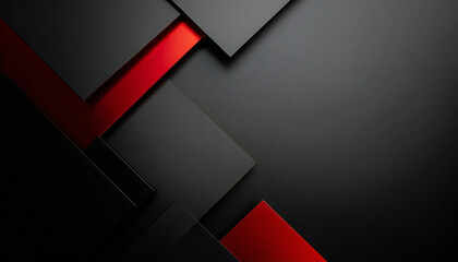 レッドとブラックが重なるシックな抽象背景。