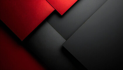 レッドとブラックが重なるシックな抽象背景。
