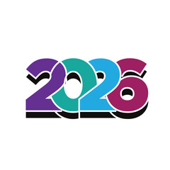 2026 design for new year logo vector