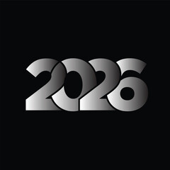 2026 design for new year logo vector