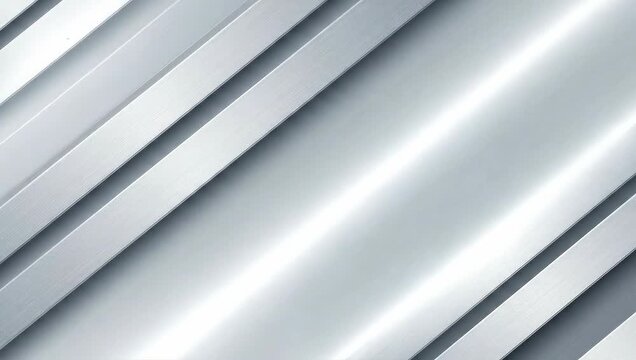 Abstract Silver Geometric Stripes Background With Subtle Texture And Soft Lighting
