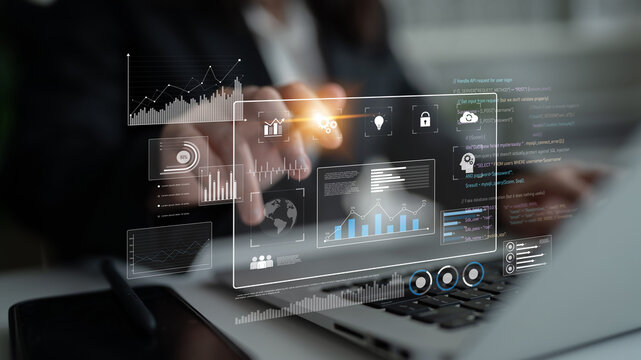 Data dashboard and analytics system supports business, analytics, and data insights through centralized charts, statistics, and monitoring interface Latch