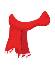 red socks isolated on white