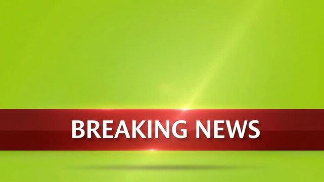 CHROMA KEY Caucasian female astronaut using her mobile phone during spacewalk near planet Earth, showing green screen into camera news ticker