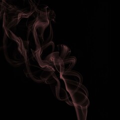 Obraz premium Flowing Red Smoke Effect Abstract Background