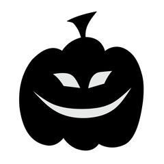 Pumpkin vector silhouette