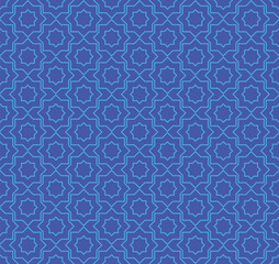 Fototapeta premium islamic Ornament Seamless Pattern Background EPS Vector