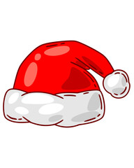 red Santa hat