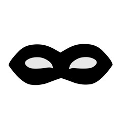 Superhero mask silhouette vector