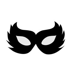 Superhero mask silhouette vector
