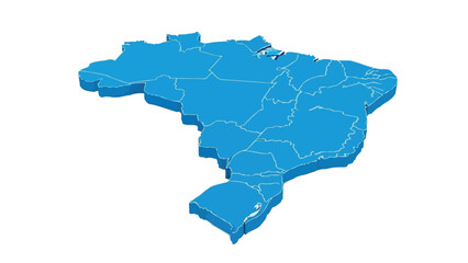 Obraz premium map of the united states