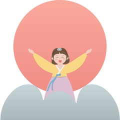 새해 인사 일러스트