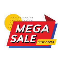 Abstract sale promotion banner