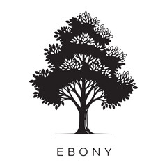 Obraz premium EBONY Tree Silhouettes 