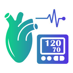 medical examination Gradient icon