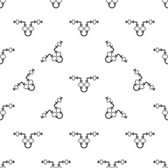 Obraz premium Pipe Clamp Icon Seamless Pattern Y_2301003