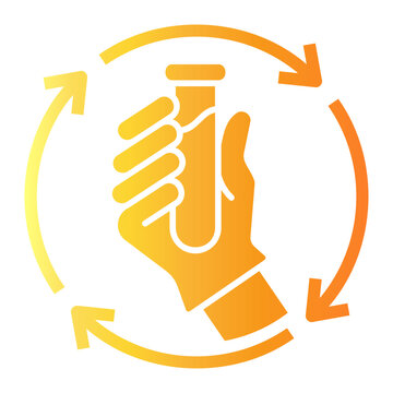 medical examination Gradient icon