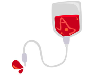 輸血パック A型 主線なし