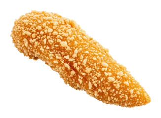 Crunchy fried chicken strip restaurant food gourmet isolated on transparent background