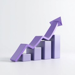 Purple arrow indicator on steps