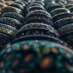 Collection of ornate glassware