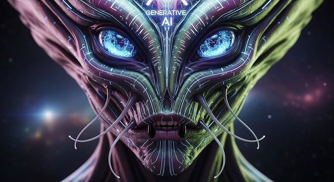 Alien Gaze - A Close-Up of Extraterrestrial Intelligence.