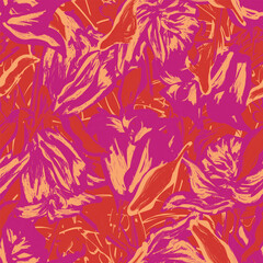 Pastel Abstract Floral Seamless Pattern Design