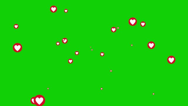 Red hearts rain down in this charming Valentine's Day illustration with confetti and a light background - ideal for romance, weddings, and love day	