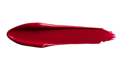 textured abstract burgundy color paint strokes isolated on transparent background, png