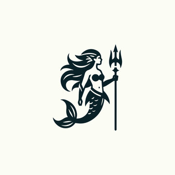 Mermaid Warrior Logo