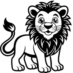 lion head vector