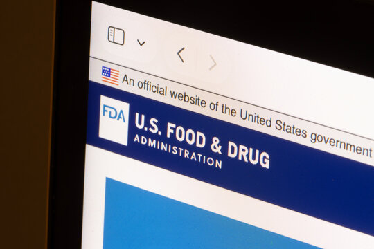 Portland, OR, USA - Dec 20, 2025: Homepage of the U.S. Food and Drug Administration (FDA), a federal agency of the United States Department of Health and Human Services (HHS).