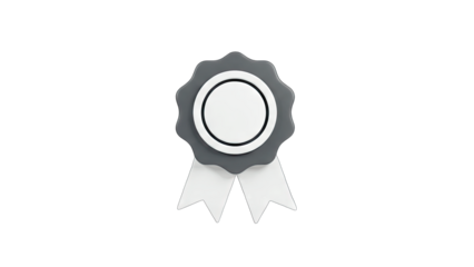 Award Badge Rendered on White Background