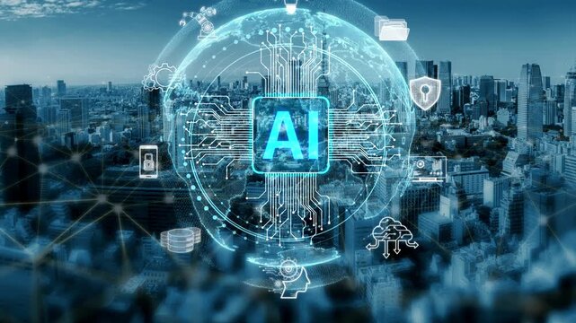 Global AI artificial intelligence transforms AI technology worldwide. Global artificial intelligence connects data, drives AI automation, and artificial intelligence empowers AI innovation. Marrow