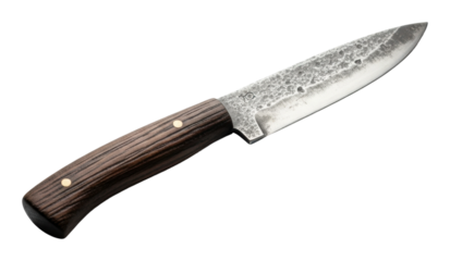 Crafting excellence kitchen knife workshop product isolated on transparent background