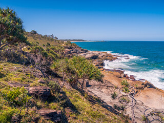 Coastal View with Rocks and Surf