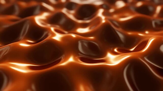 Abstract Wax-Like Texture Melting Subtly in Smooth Loop for Satisfying Visuals