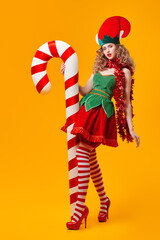 Obraz premium Elf Festive Pose