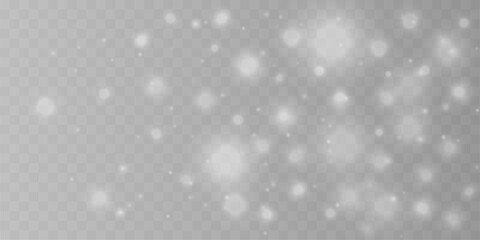 Soft white dust particles drift slowly with gentle radiant glow. The smooth motion adds depth and airy sophistication. Perfect for clean modern visuals VECTOR © longstock
